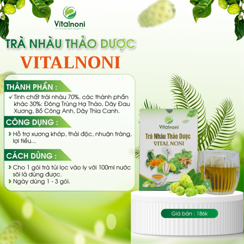 Trà Nhàu Thảo Dược (Túi lọc)